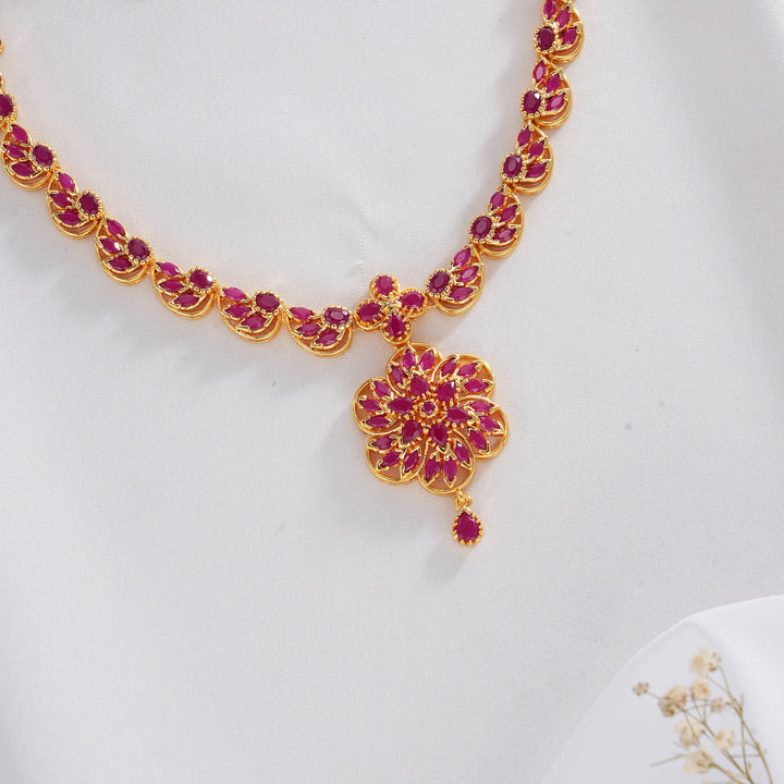 Prashikha Pakshi Short Necklace Set