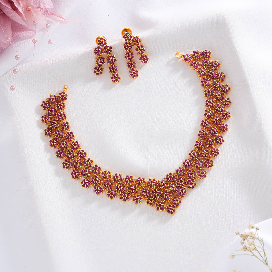 Kenisha Pakshi Short Necklace Set