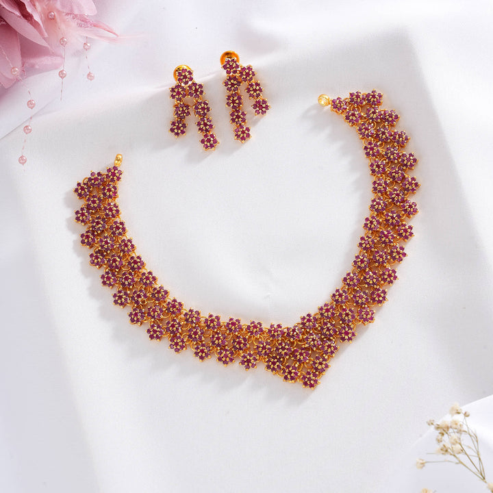 Kenisha Pakshi Short Necklace Set