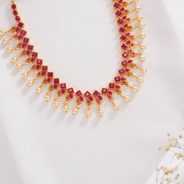Prakisha Pakshi Short Necklace Set