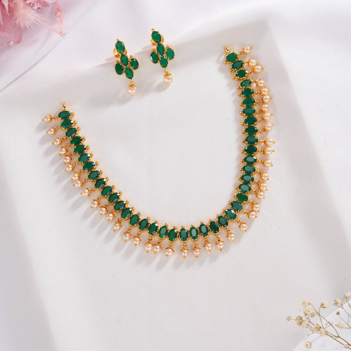 Gorgeous Pakshi Short Necklace Set