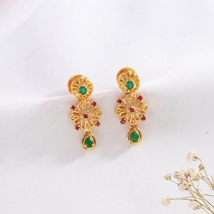 Charming Pakshi Short Necklace Set