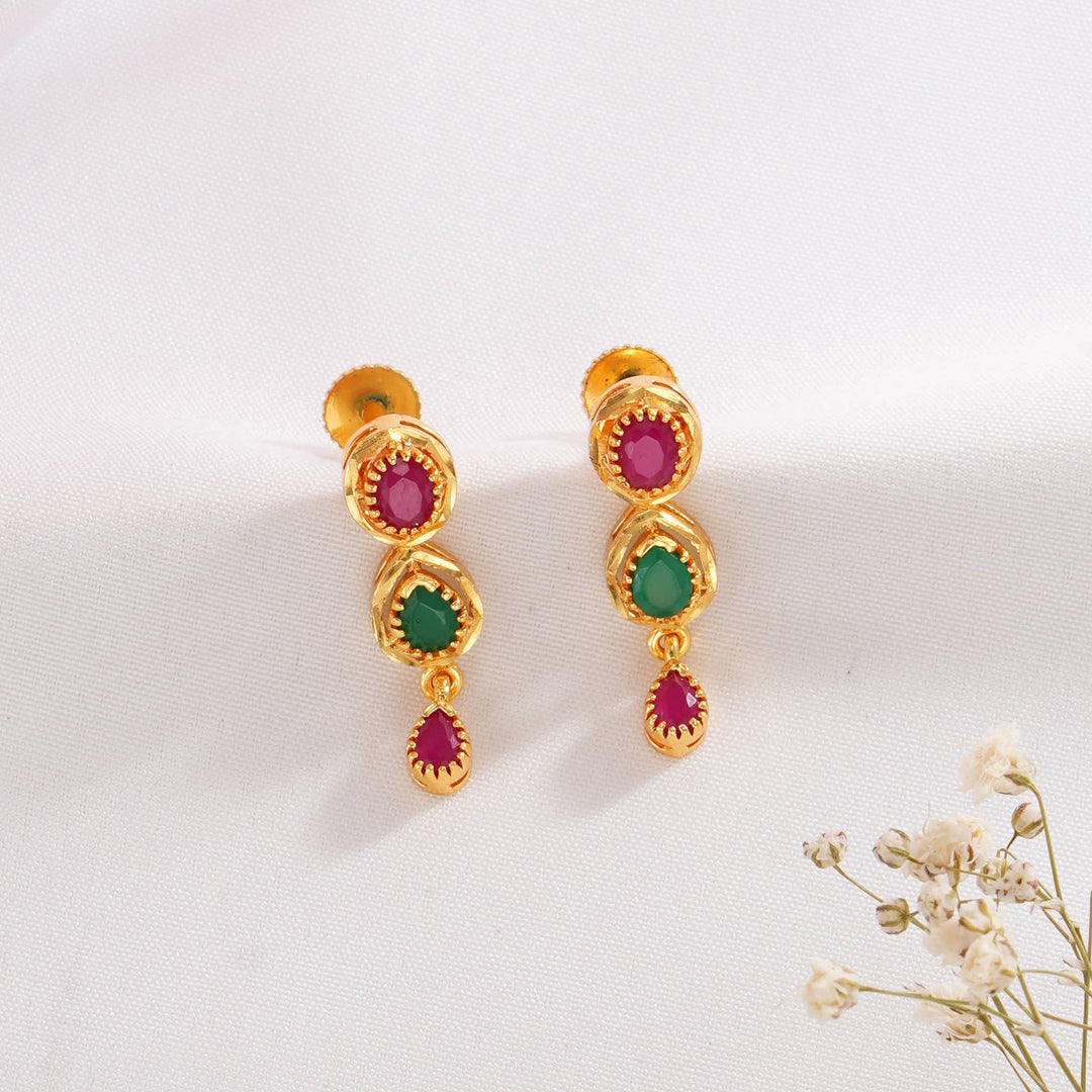 Krisha Pakshi Short Necklace Set