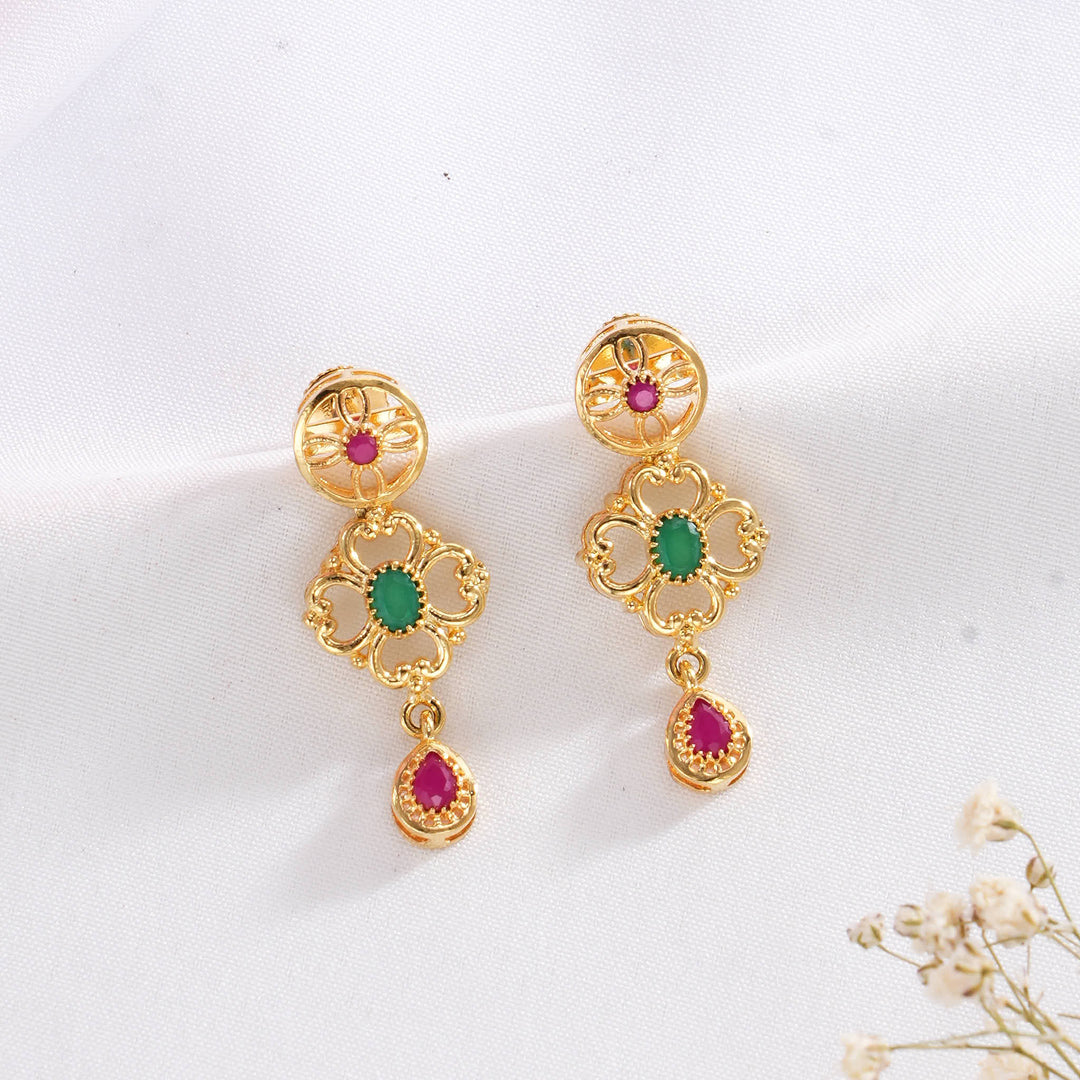 Lashitha Pakshi Short Necklace Set
