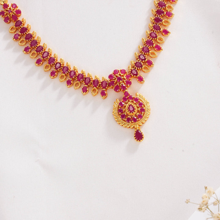 Fabulous Pakshi Short Necklace Set
