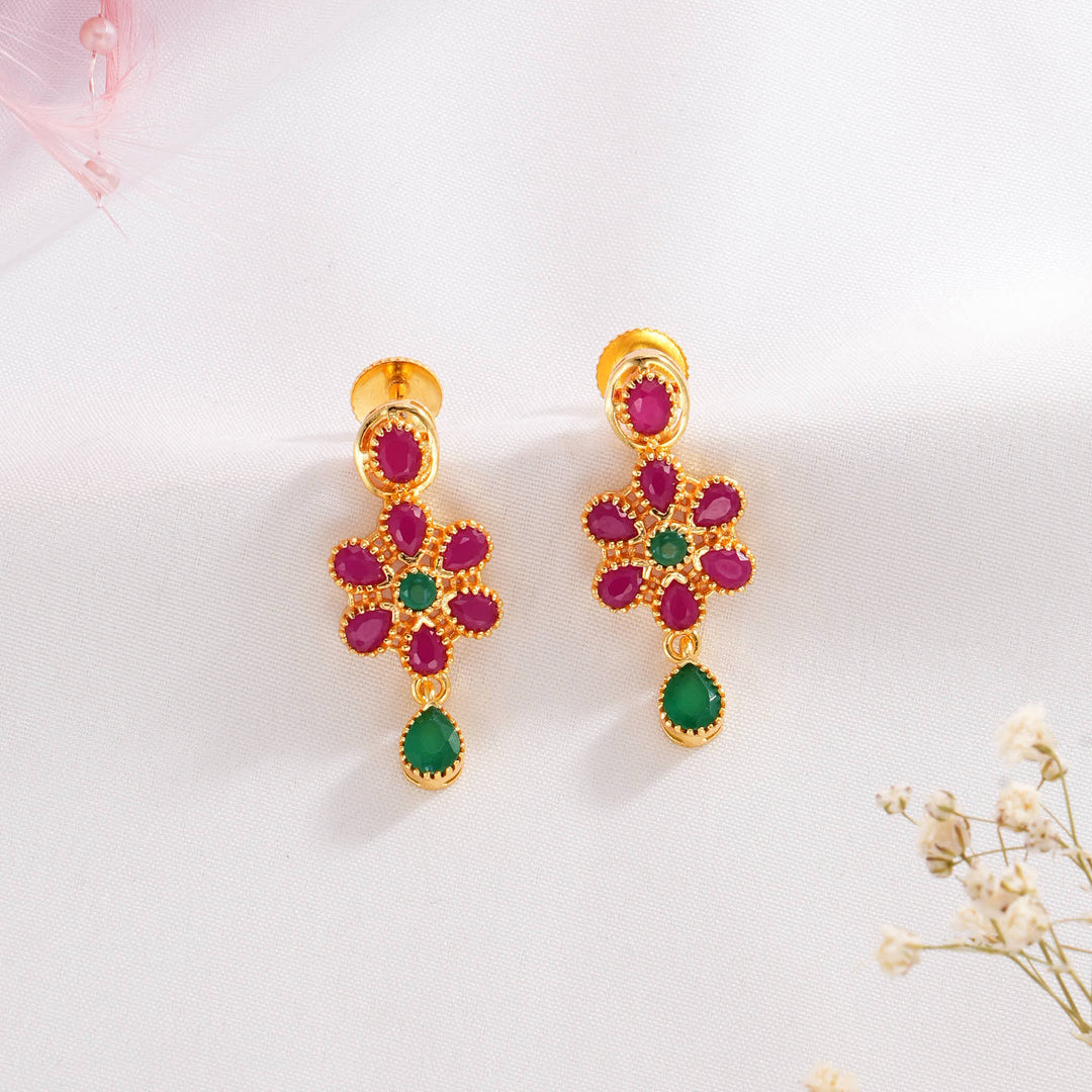 Ahanikha Pakshi Short Necklace Set