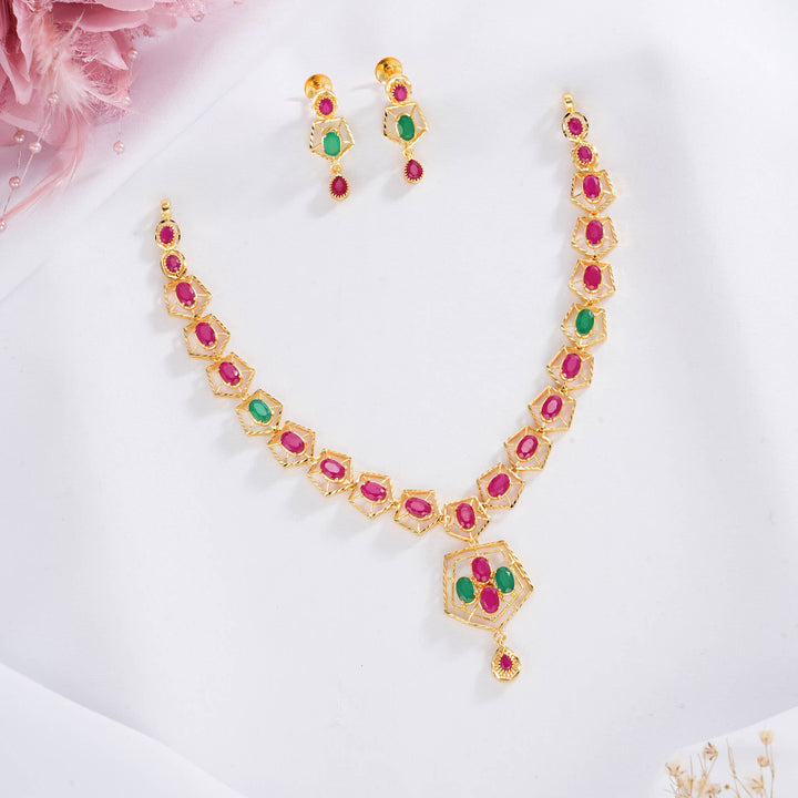 Manisha Pakshi Short Necklace Set