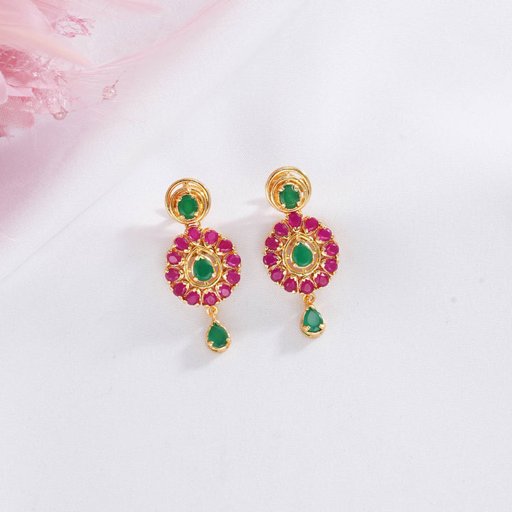 Vanitha Pakshi Short Necklace Set