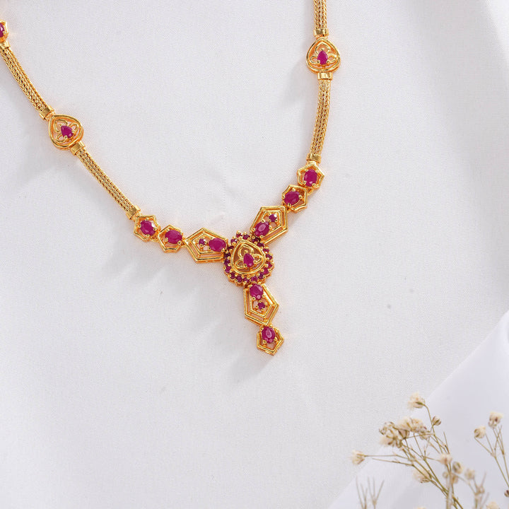 Shivya Pakshi Short Necklace Set