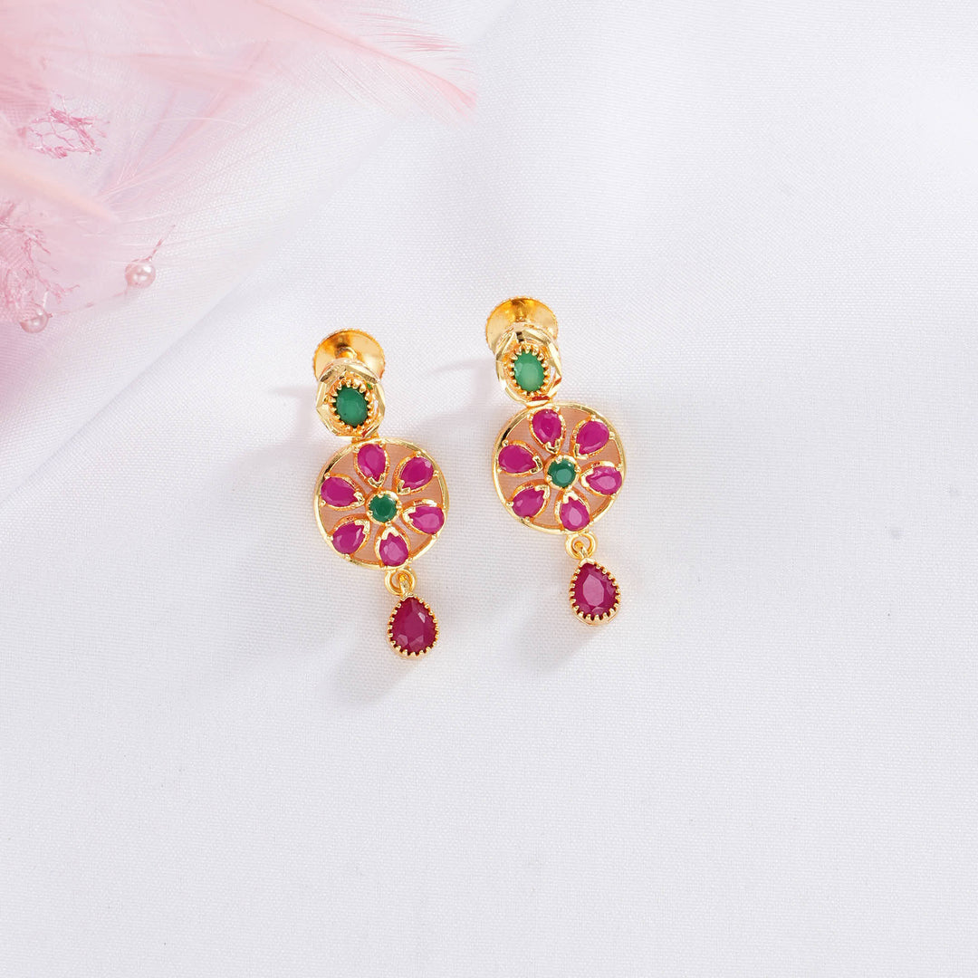 Dhaksha Pakshi Short Necklace Set