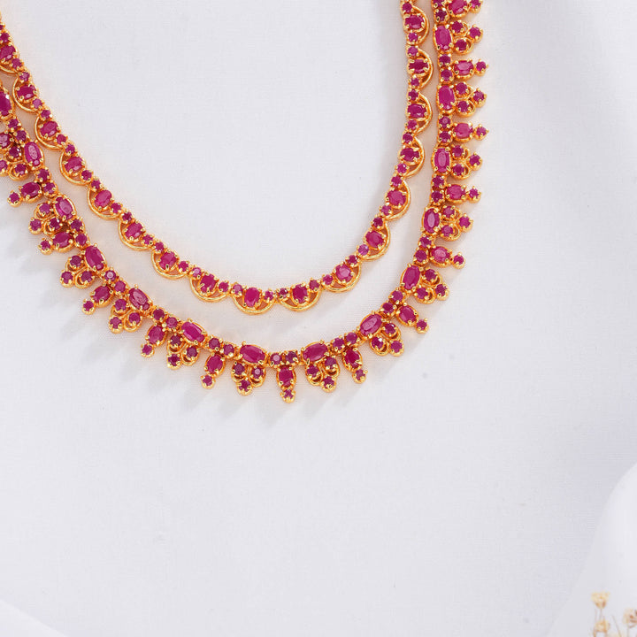 Pavithra Pakshi Short Necklace Set