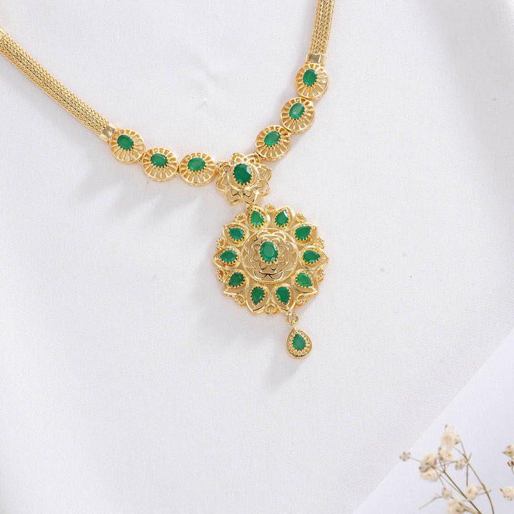 Unisha Pakshi Short Necklace Set