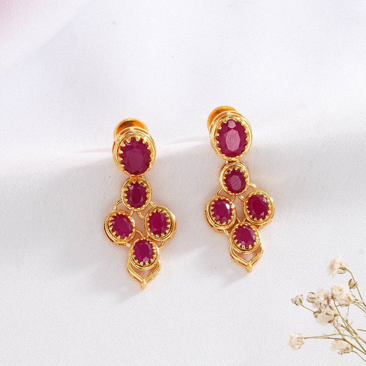 Luxurious Pakshi Short Necklace Set