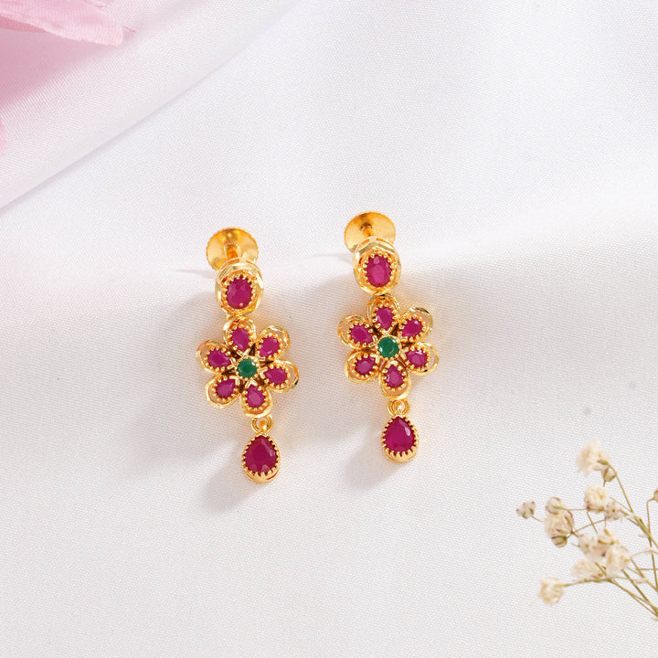 Shikarikha Pakshi Short Necklace Set