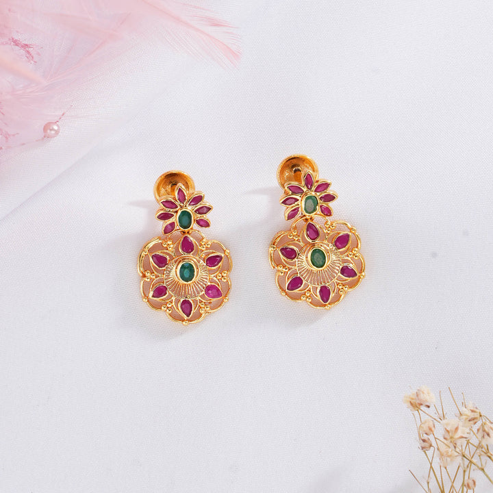 Dhanvikha Pakshi Short Necklace Set