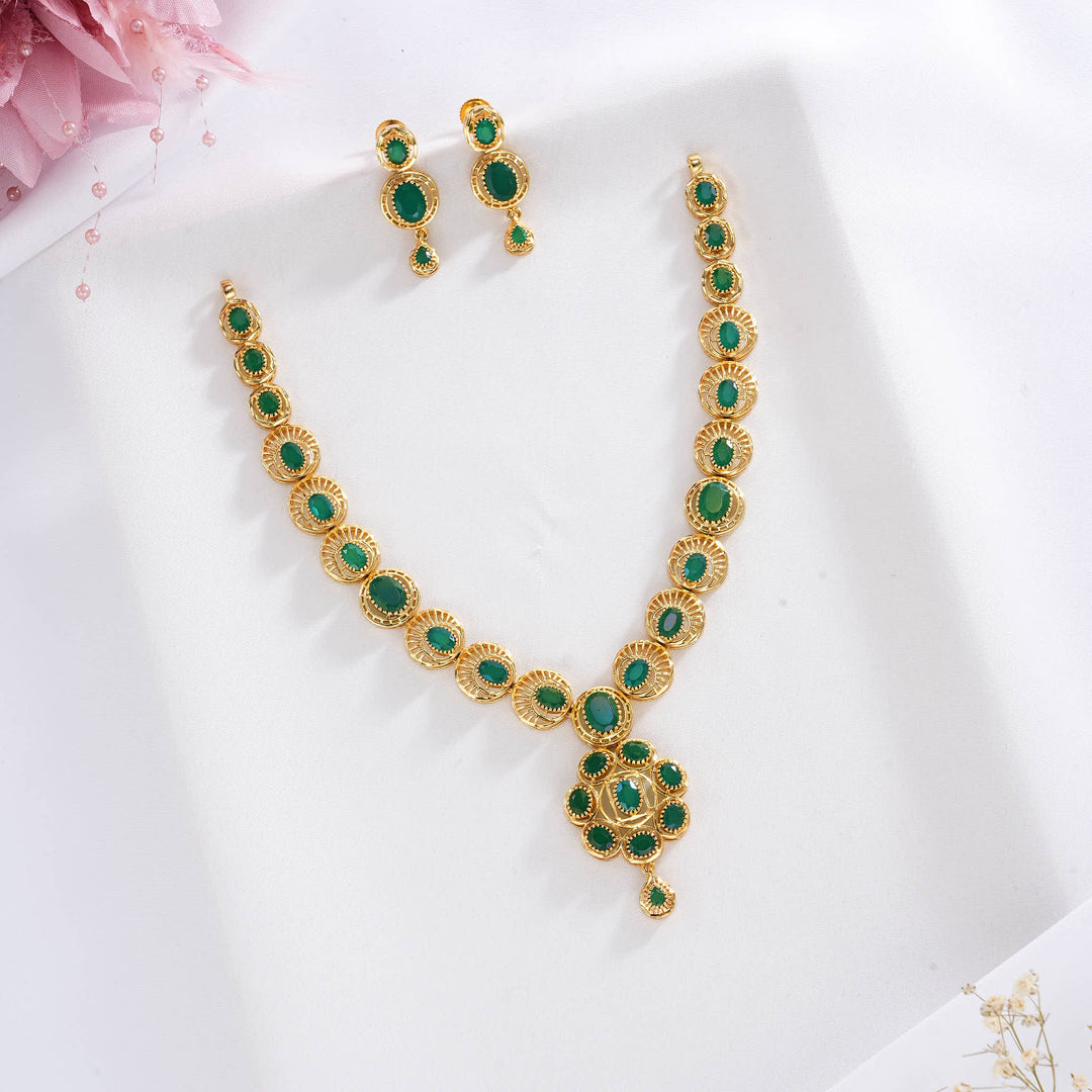 Shithikha Pakshi Short Necklace Set