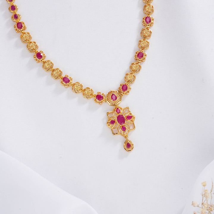 Arvinkaa Pakshi Short Necklace Set