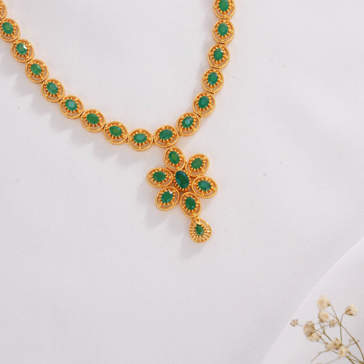 Charming Pakshi Short Necklace