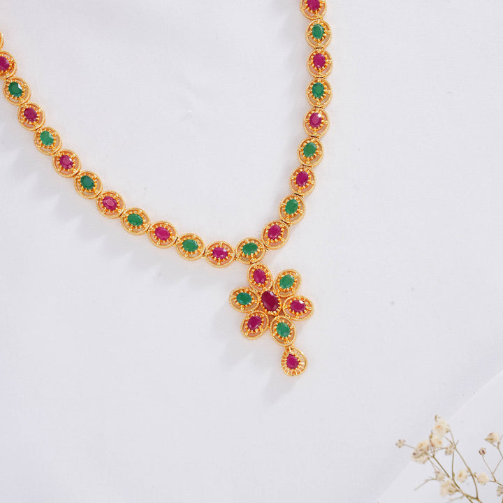 Initha Pachi Short Necklace