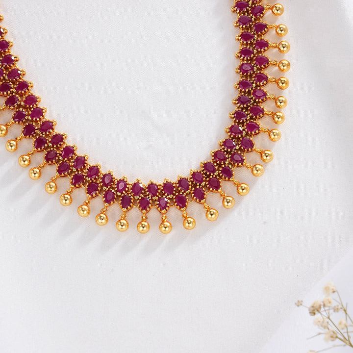 Gorgeous Pakshi Short Necklace Set