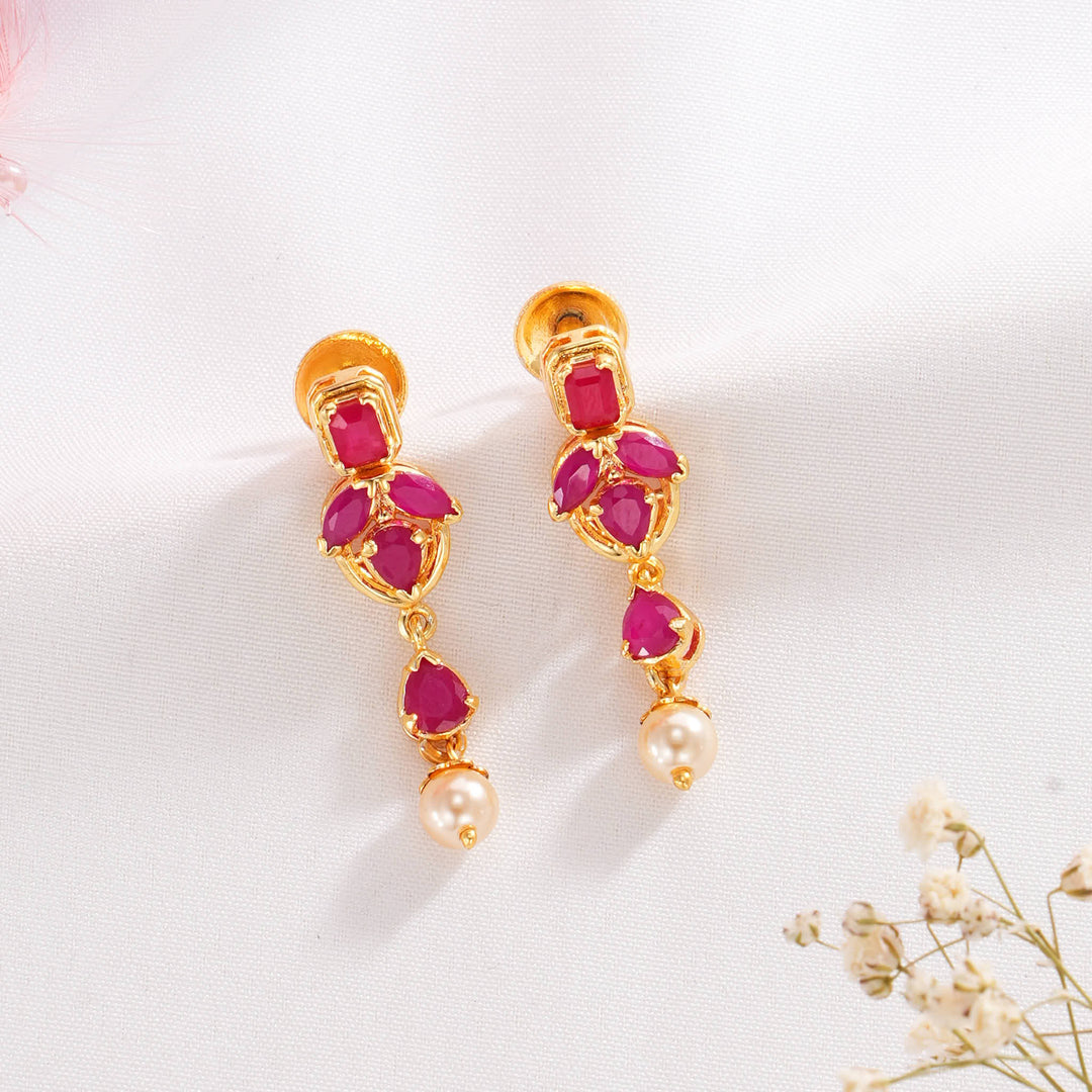 Stunning Pakshi Short Necklace Set