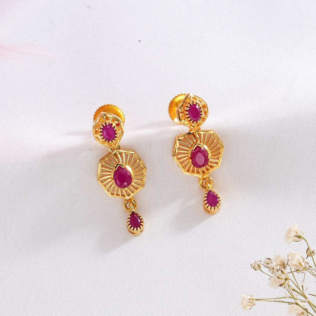 Stunning Pakshi Short Necklace Set