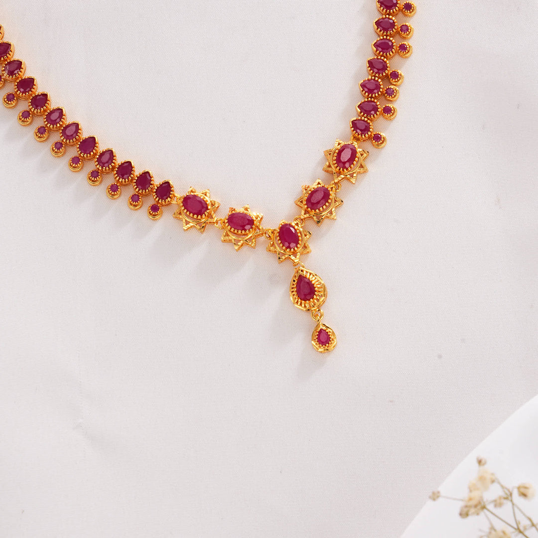 Amazing Pakshi Short Necklace Set