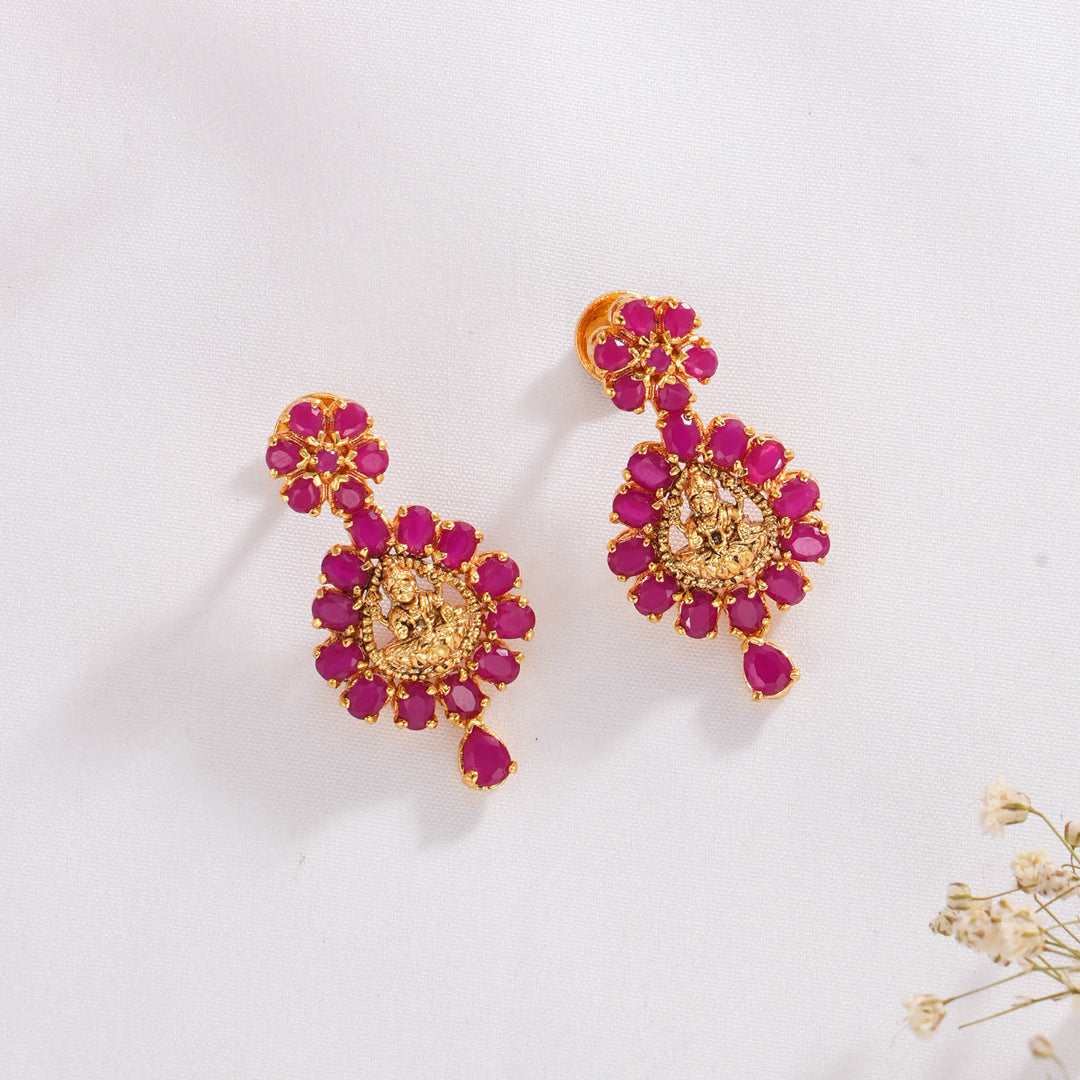Beautiful Pakshi Short Necklace Set