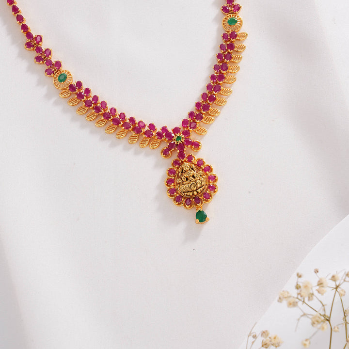 Shikhari Pakshi Short Necklace Set