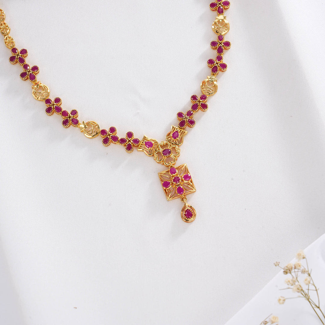 Ishitha Pakshi Short Necklace Set