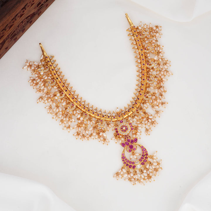Bridal Heritage Stone Short Necklace