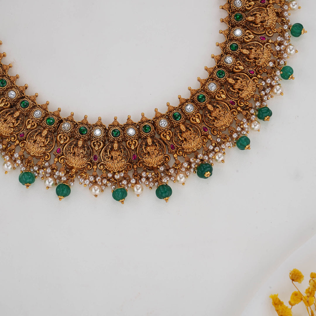 Lakshmi 3D Spl Short Necklace Set