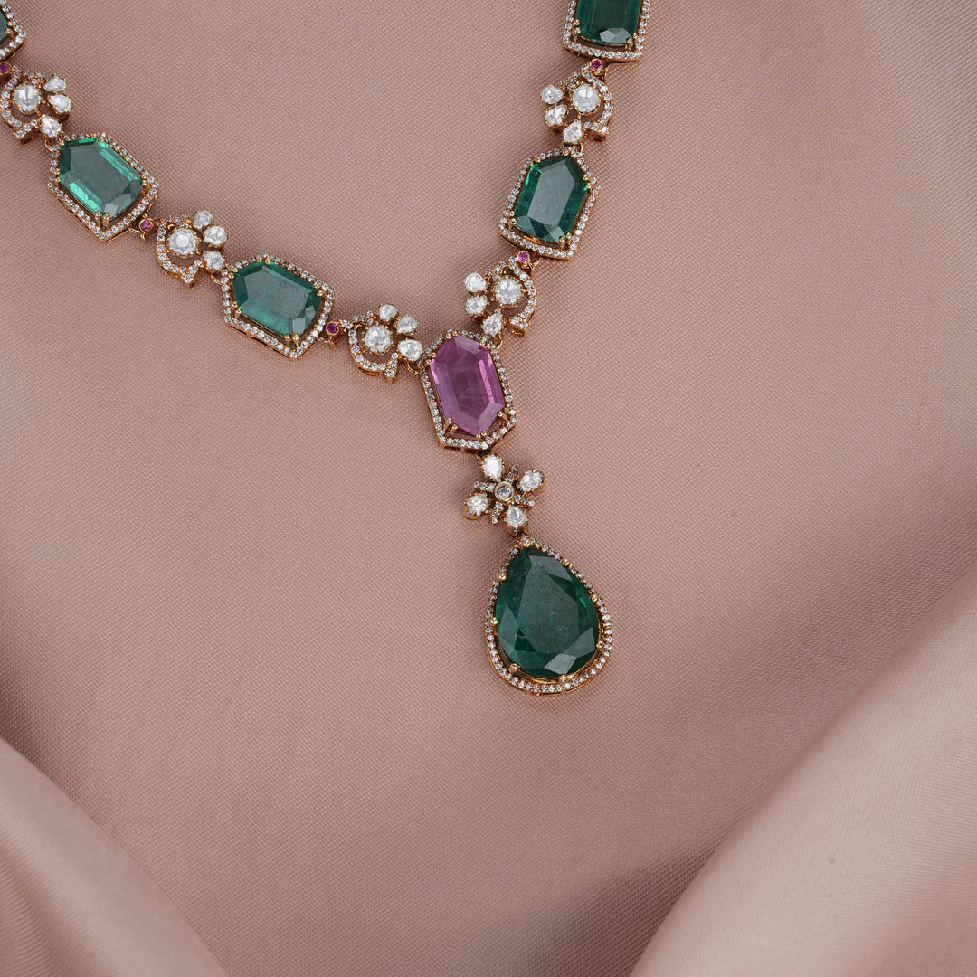 Celestial Luxe Victorian Short Necklace Set
