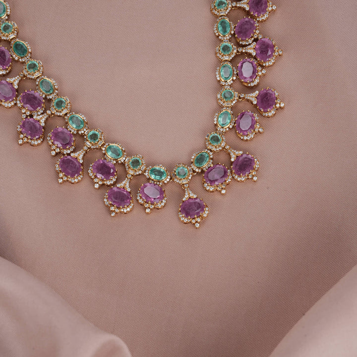 Eternal Glow Victorian Short Necklace Set