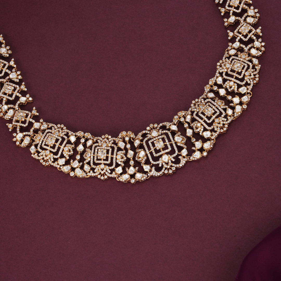Zivara Victorian Short Necklace Set