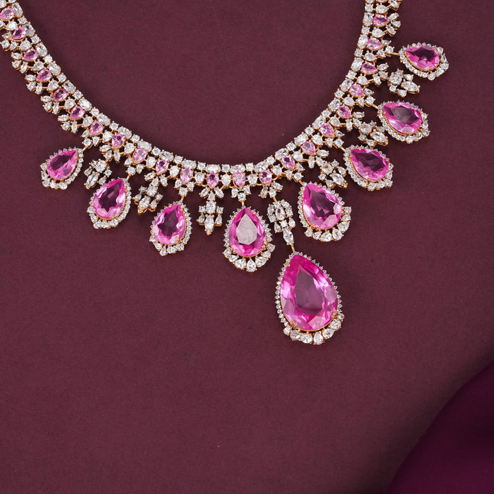 Bride's Legacy Moissanite Long Necklace Set