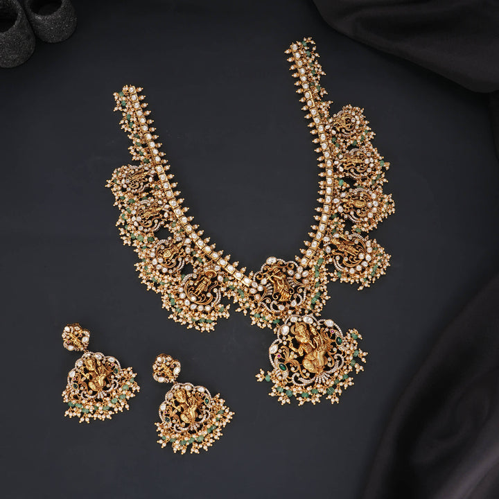 Dasavatara Victorian Long Necklace Set