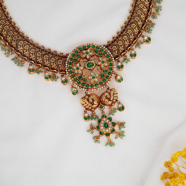 Majestic Muse 3D Spl Short Necklace Set