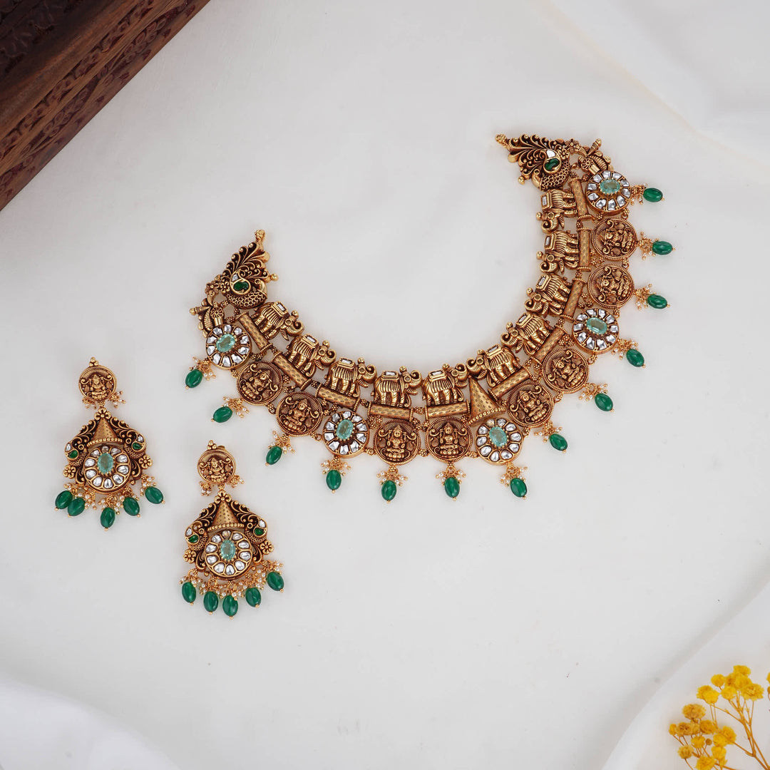 Eternal Glow 3D Spl Short Necklace Set