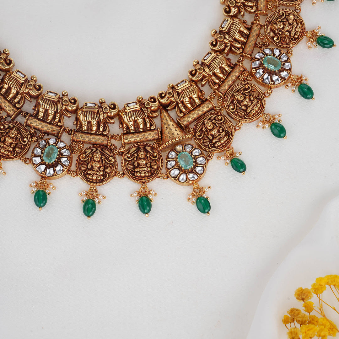 Eternal Glow 3D Spl Short Necklace Set