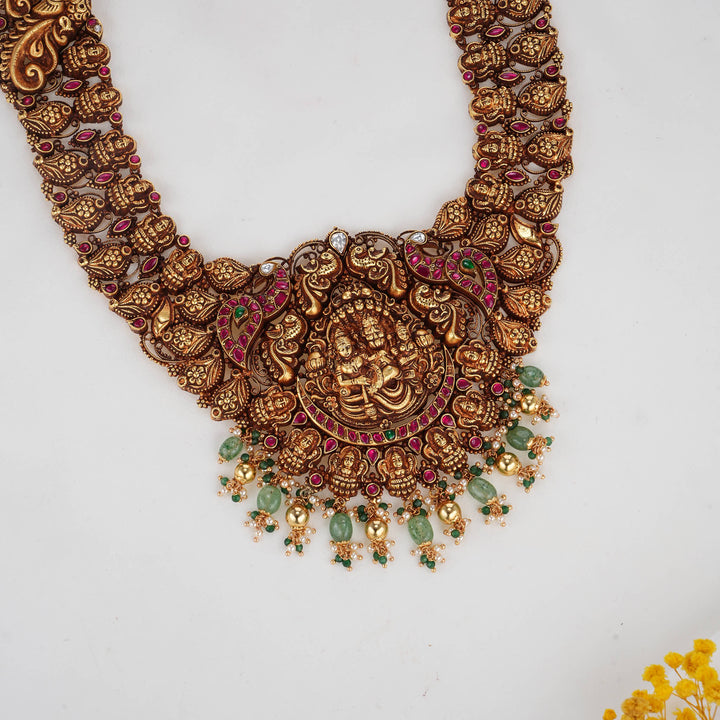 Ethereal Shine 3D Spl Long Necklace Set