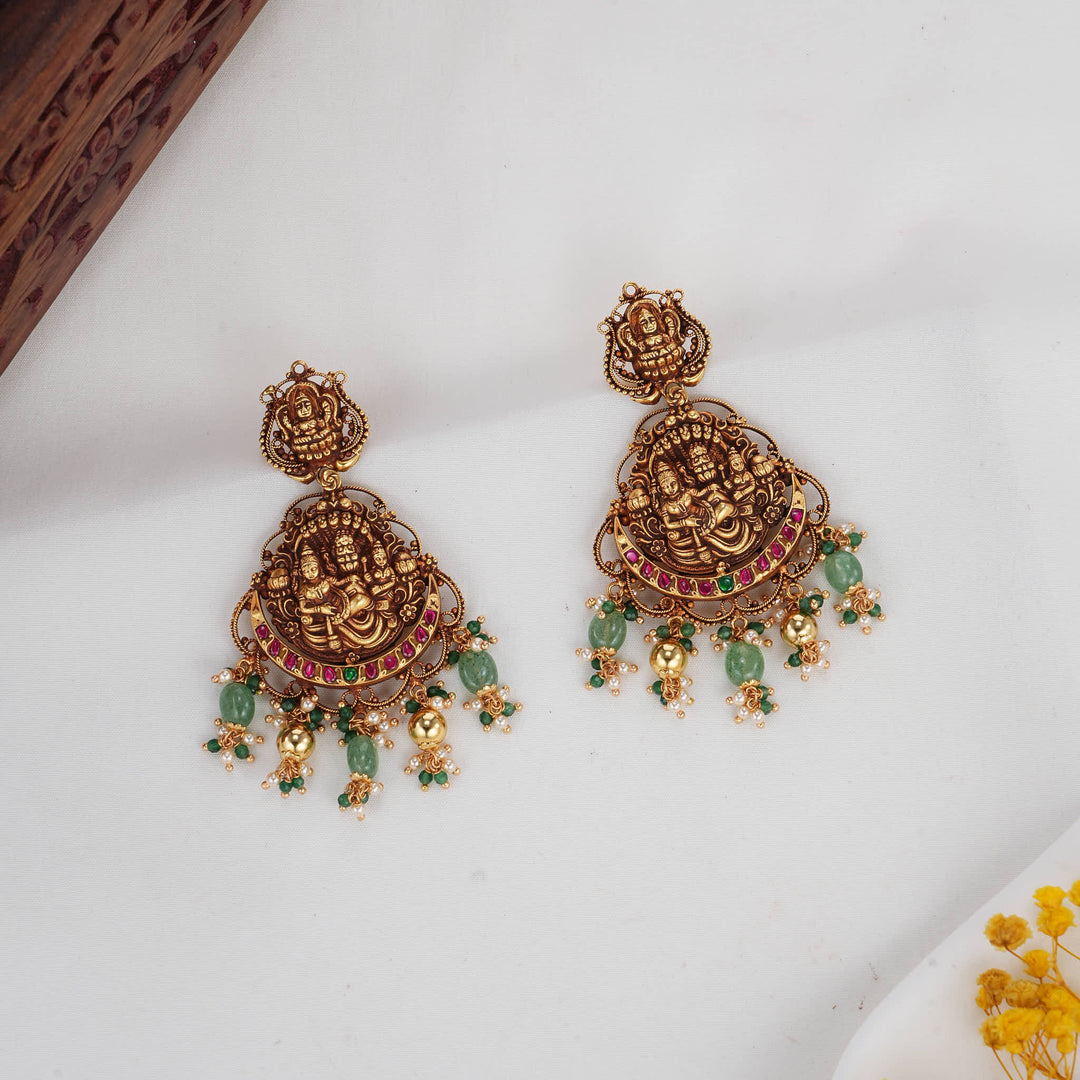 Ethereal Shine 3D Spl Long Necklace Set