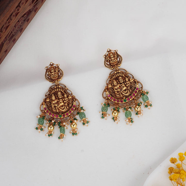 Ethereal Shine 3D Spl Long Necklace Set