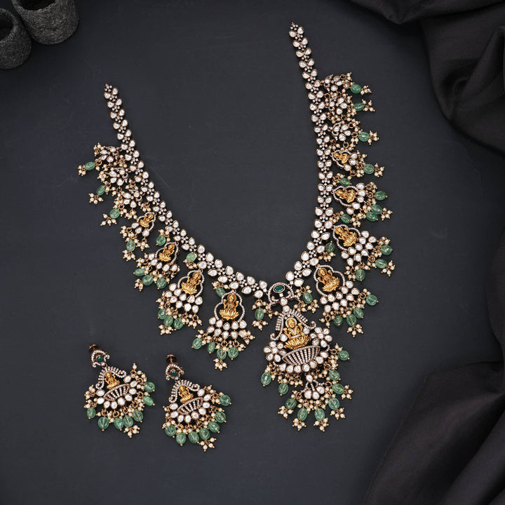 Prachikaa Victorian Long Necklace Set