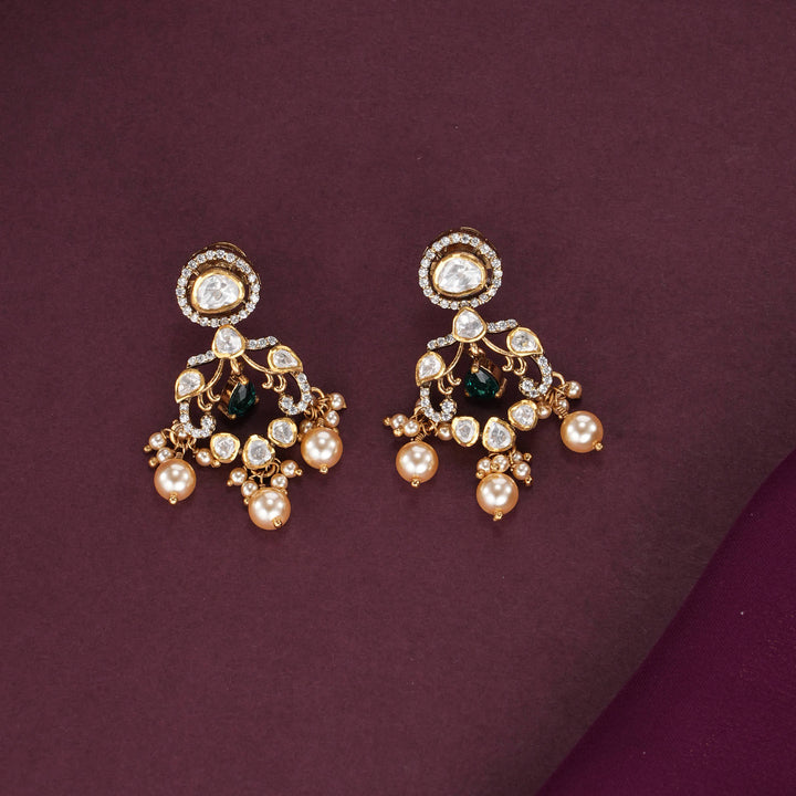 Aarohi Moissanite Short Necklace Set