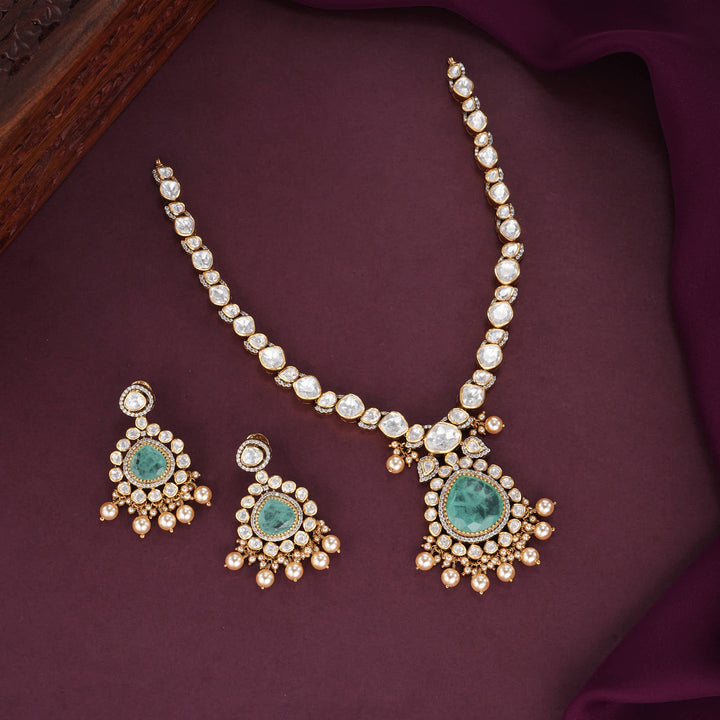 Yalisha Moissanite Short Necklace Set