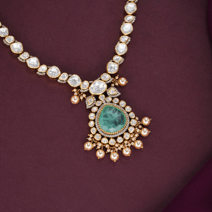 Yalisha Moissanite Short Necklace Set