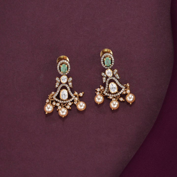 Yashikaa Moissanite Short Necklace Set