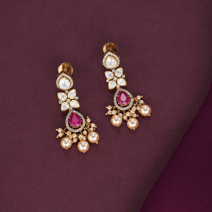 Vithisha Moissanite Short Necklace Set