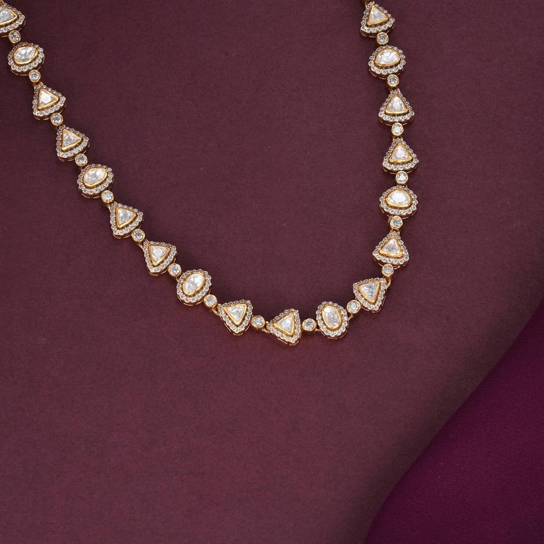 Kiara Moissanite Short Necklace Set